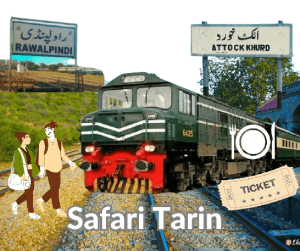 Safari Train e-Ticket Rawalpindi to Attock