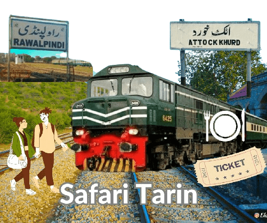 Safari Train e-Ticket Rawalpindi to Attock